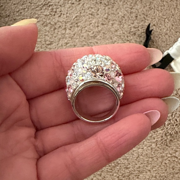 Swarovski Silver and Crystal Statement Ring - Picture 2 of 2